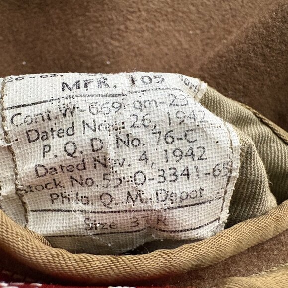 NEW Unworn WWII 1942 Army Officers Overcoat Wool Pea Coat Size 37R Short Mens S - Picture 8 of 9